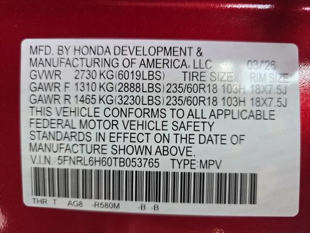 2026 Honda Odyssey EX-L