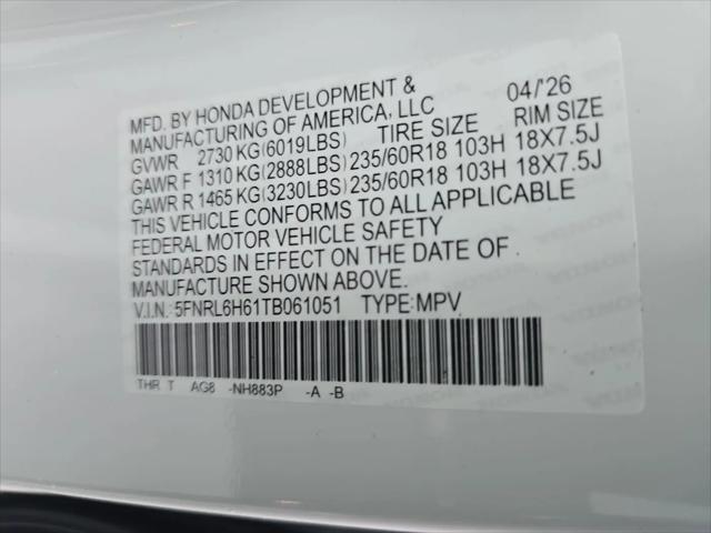 2026 Honda Odyssey EX-L