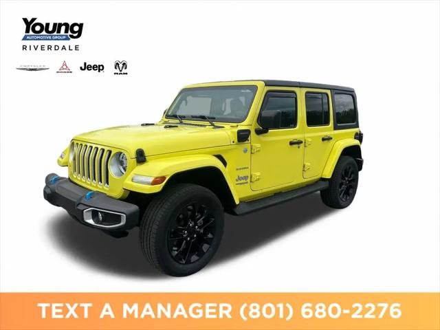 2022 Jeep Wrangler 4xe Unlimited Sahara 4x4 for sale in Riverdale, UT