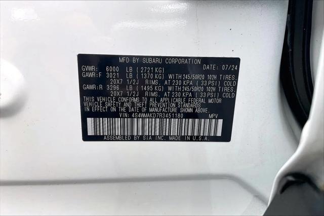 2024 Subaru Ascent Onyx Edition Limited 7-Passenger
