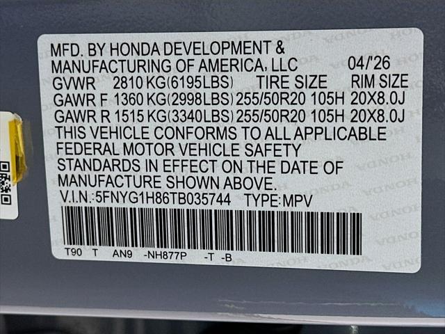 2026 Honda Pilot Elite