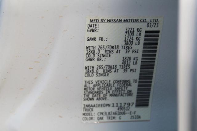 2023 Nissan Titan Crew Cab SV 4x2