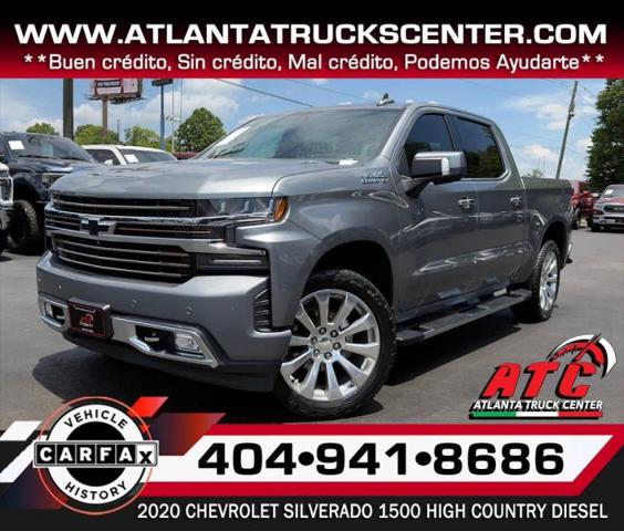 2020 Chevrolet Silverado 1500 4WD Crew Cab Short Bed High Country for sale in Doraville, GA