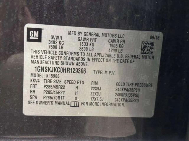 2017 Chevrolet Suburban Premier