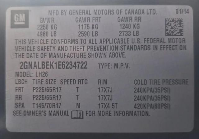 2014 Chevrolet Equinox 1LT