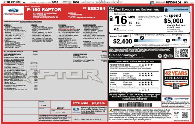 2019 Ford F-150 Raptor