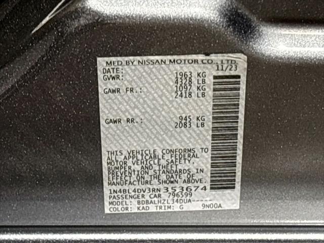 2024 Nissan Altima SV FWD