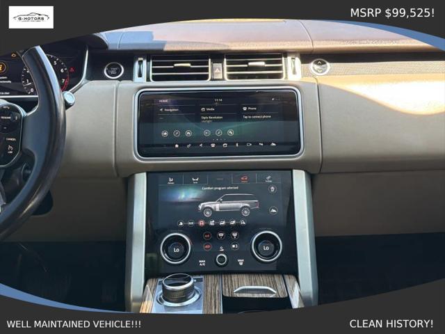 2019 Land Rover Range Rover 3.0L V6 Supercharged HSE
