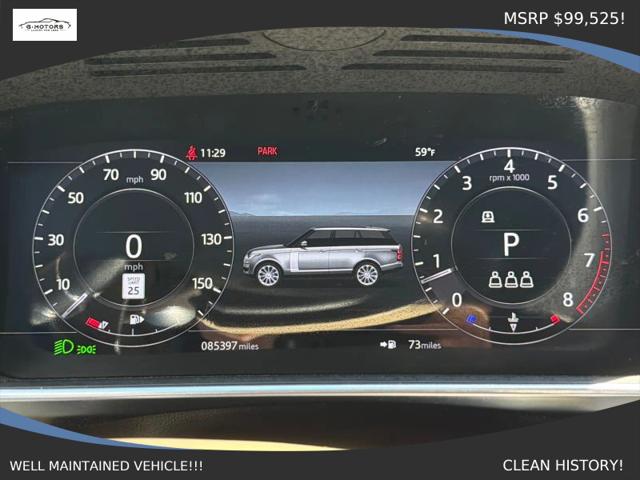 2019 Land Rover Range Rover 3.0L V6 Supercharged HSE