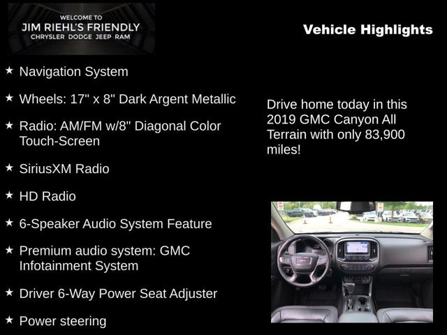 2019 GMC Canyon All Terrain w/Leather