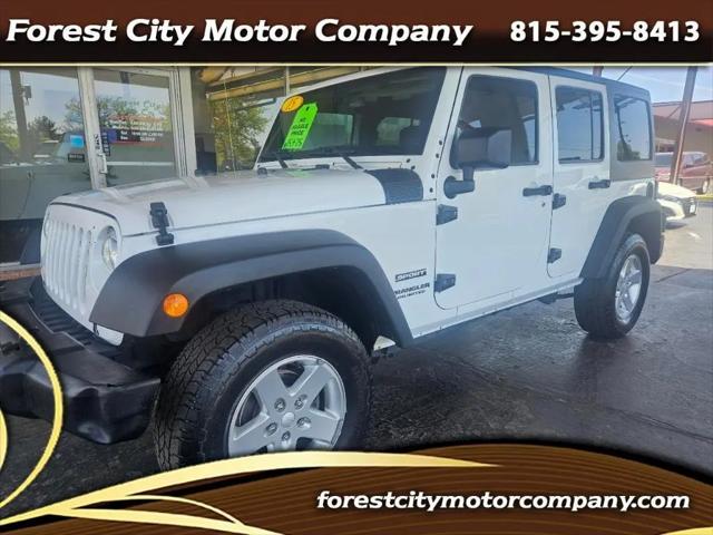 2015 Jeep Wrangler Unlimited Sport for sale in Rockford, IL