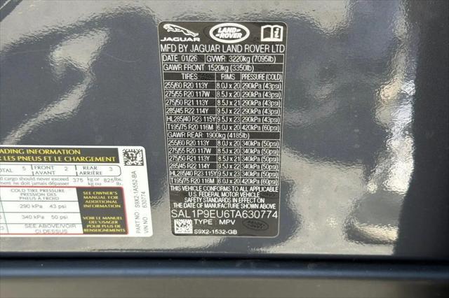 2026 Land Rover Range Rover Sport P360 SE