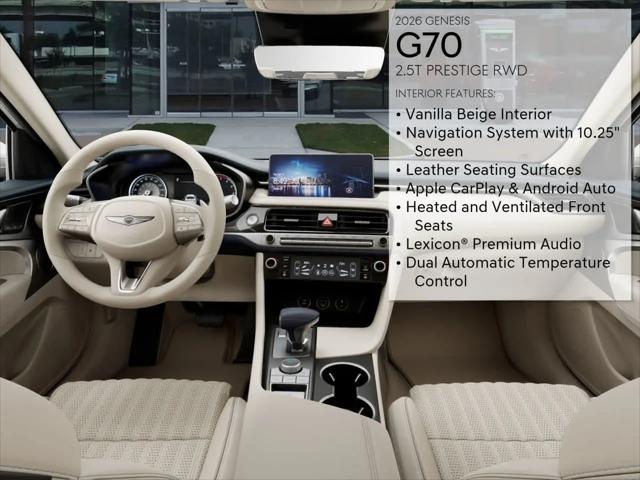 2026 Genesis G70 2.5T RWD Prestige