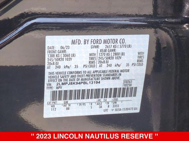 2023 Lincoln Nautilus Reserve