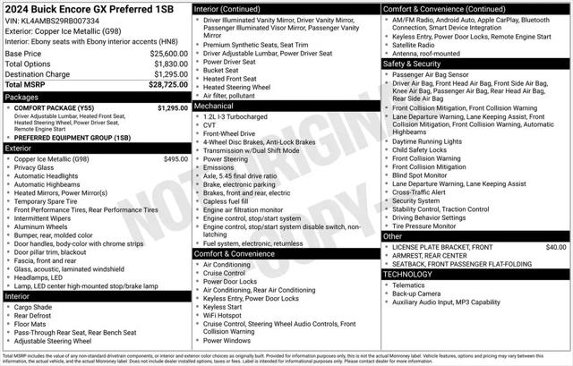 2024 Buick Encore GX Preferred FWD