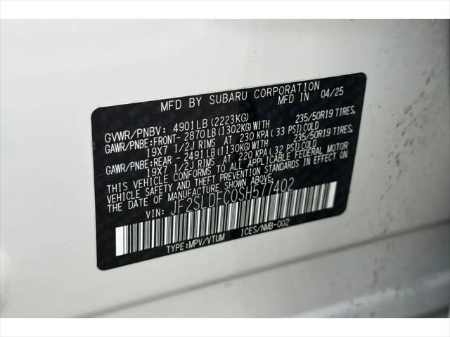 2025 Subaru Forester Sport