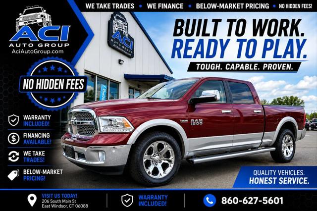 2017 Ram 1500 Laramie Crew Cab 4x4 6'4" Box for sale in East Windsor, CT