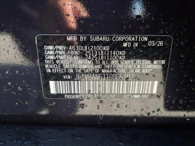 2026 Subaru WRX Limited
