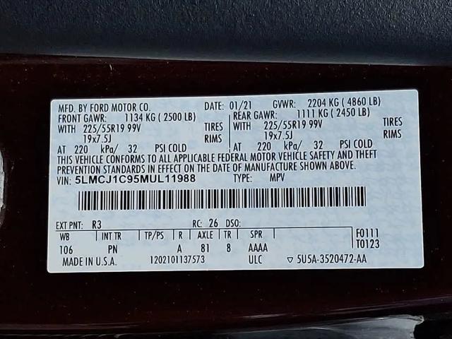 2021 Lincoln Corsair Standard