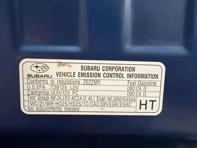 2022 Subaru WRX Standard