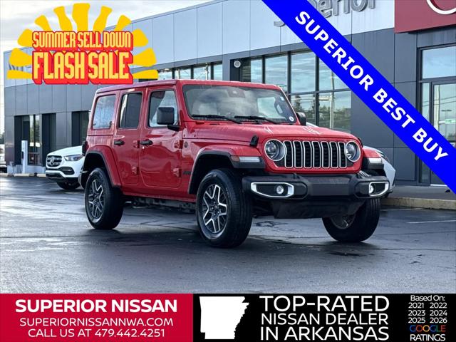 2025 Jeep Wrangler 4-Door Sahara 4x4 for sale in Fayetteville, AR