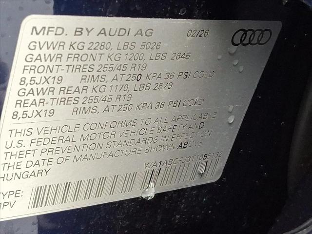 2026 Audi Q3 TFSI quattro S tronic
