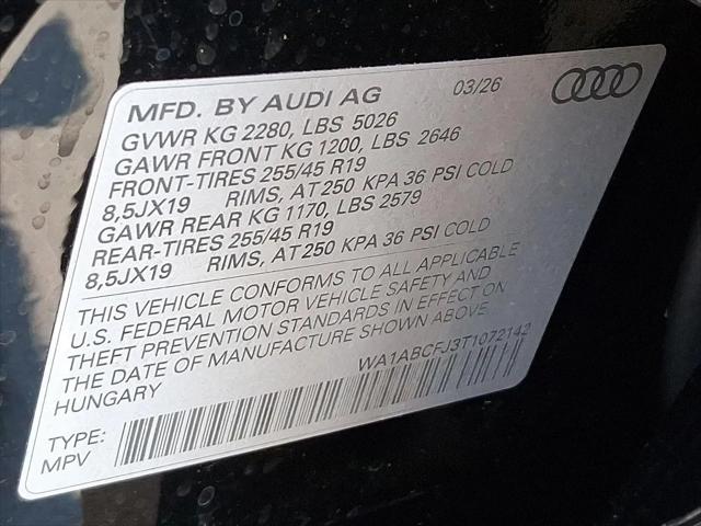 2026 Audi Q3 TFSI quattro S tronic
