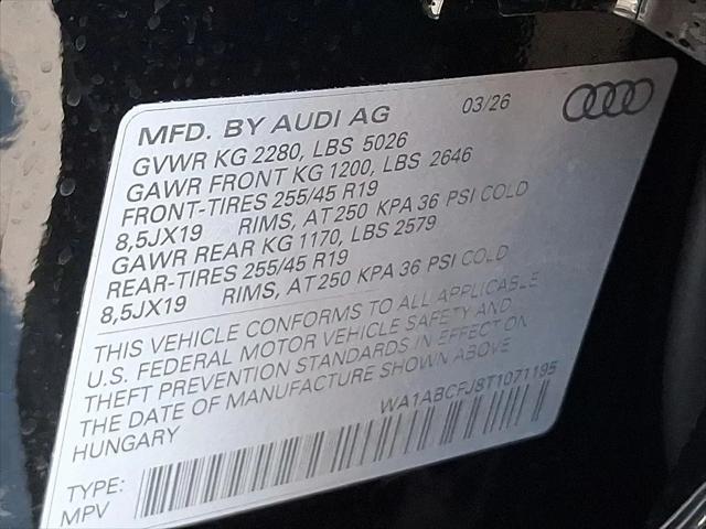 2026 Audi Q3 TFSI quattro S tronic