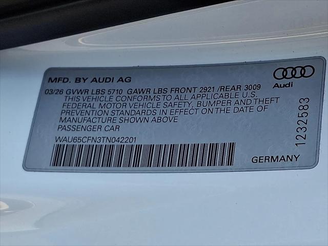 2026 Audi A6 Prestige quattro S tronic