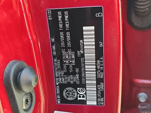 2022 Toyota Highlander Platinum