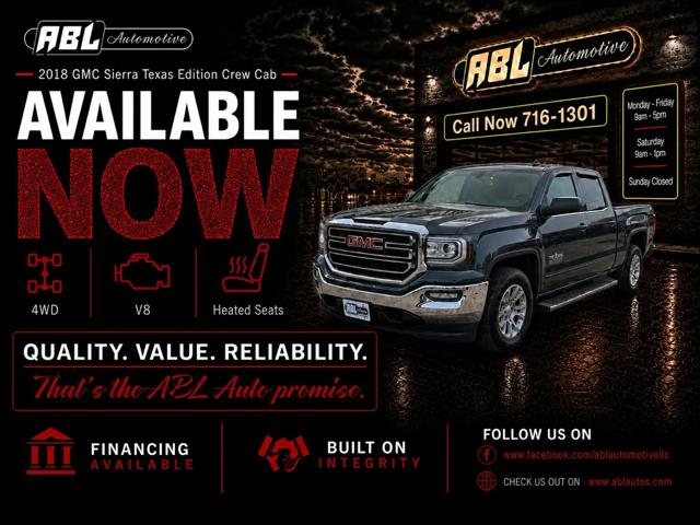 2018 GMC Sierra 1500 SLE for sale in Oakland, ME