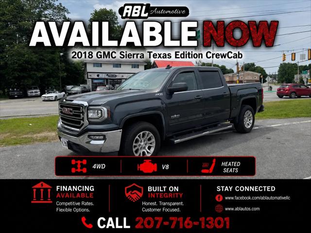 2018 GMC Sierra 1500 SLE for sale in Oakland, ME