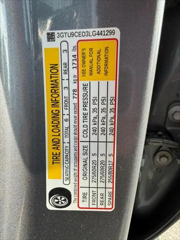 2020 GMC Sierra 1500 4WD Crew Cab Short Box Elevation