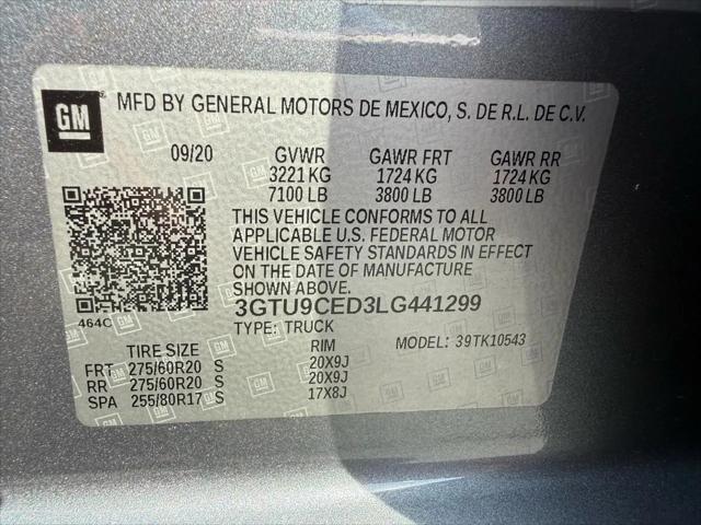 2020 GMC Sierra 1500 4WD Crew Cab Short Box Elevation