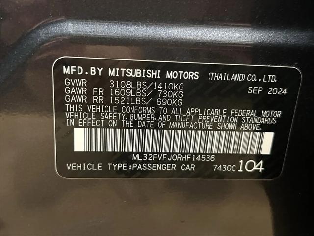 2024 Mitsubishi Mirage G4 SE