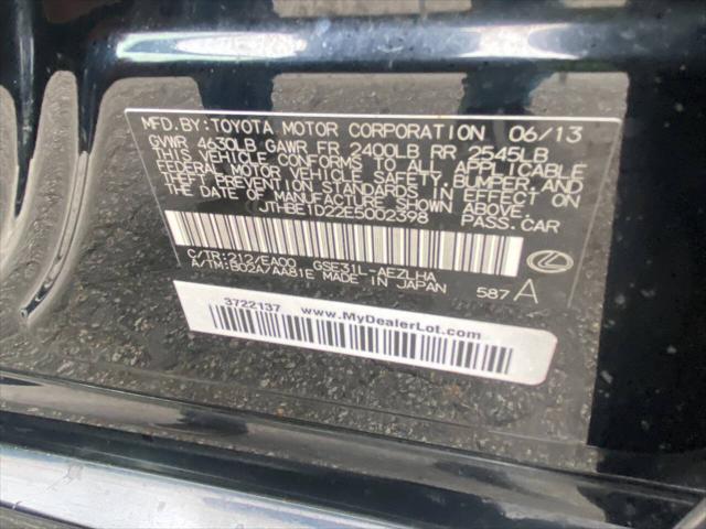 2014 Lexus IS 350 Base 4dr Sedan