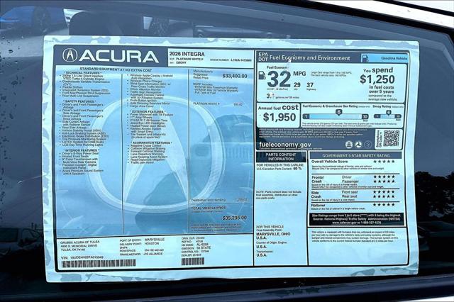 2026 Acura Integra FWD