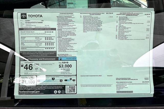 2026 Toyota Camry XSE