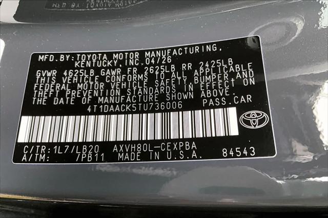 2026 Toyota Camry XSE