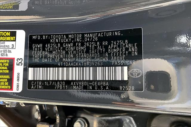 2026 Toyota Camry XSE
