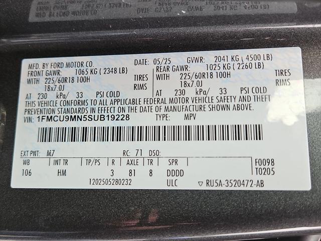 2025 Ford Escape ST-Line