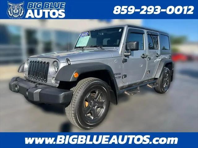 2018 Jeep Wrangler JK Unlimited Sport S 4x4 for sale in Lexington, KY