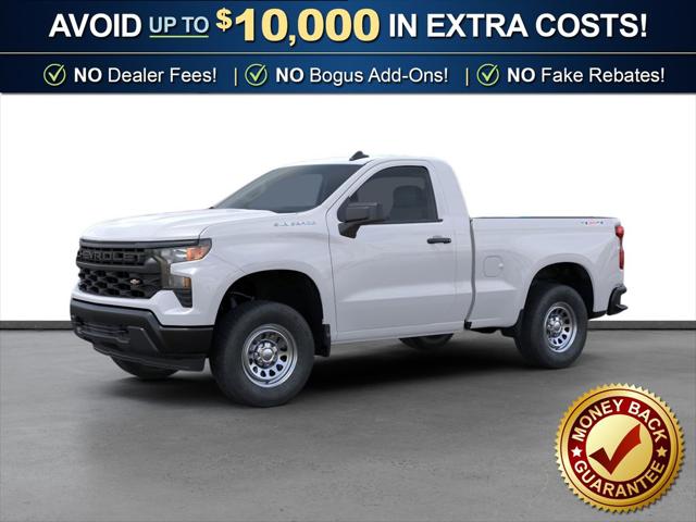 New 2026 Chevrolet Silverado 1500 4WD Regular Cab Standard Bed WT For Sale in Muscle Shoals, AL