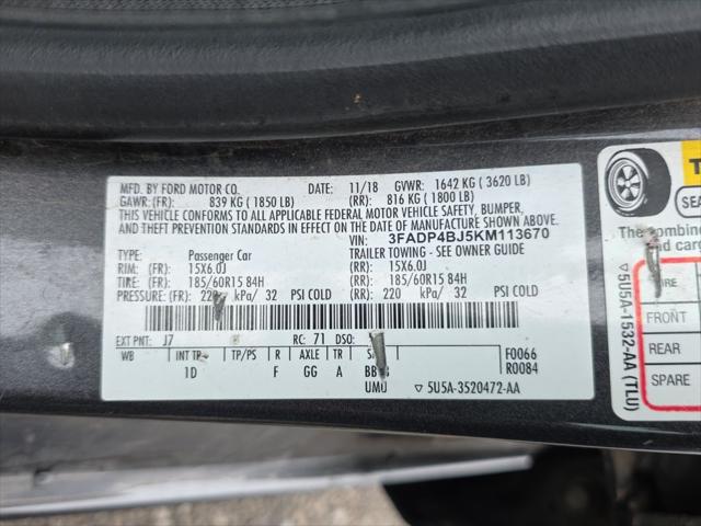 2019 Ford Fiesta SE