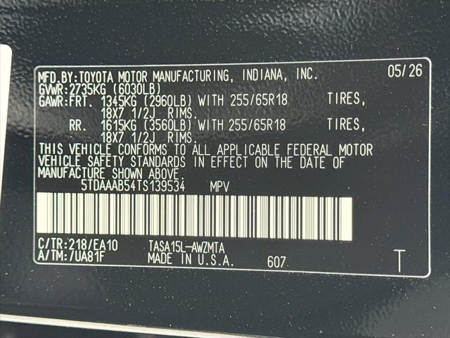 2026 Toyota Grand Highlander XLE