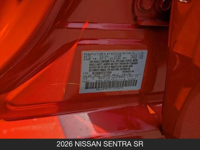 2026 Nissan Sentra SR