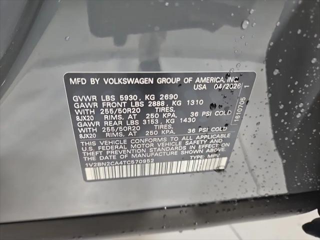 2026 Volkswagen Atlas SEL