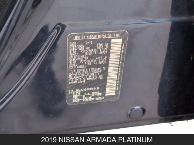2019 Nissan Armada Platinum