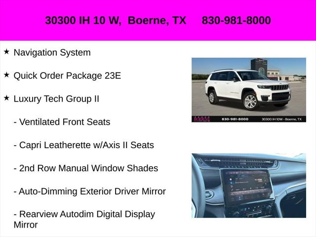 2023 Jeep Grand Cherokee L Limited 4x2