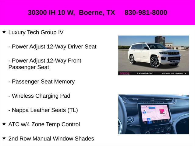 2023 Jeep Grand Cherokee L Overland 4x4